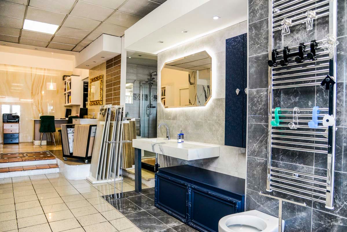 Showroom L.A. Ceramica a Roma Bufalotta