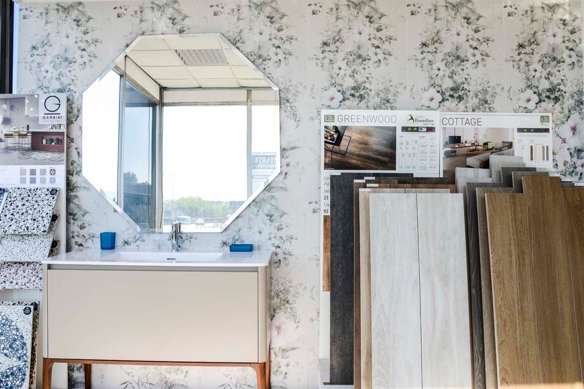 Showroom L.A. Ceramica a Roma Bufalotta