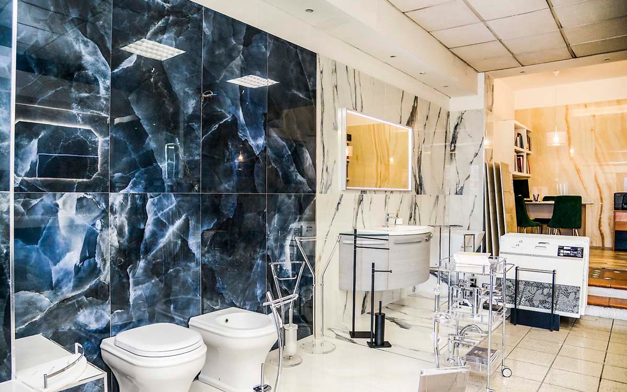 Showroom L.A. Ceramica a Roma Bufalotta